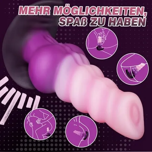 Fantasy Monster Siliconen Anaalplug XL met Zuignap — foto 4