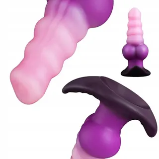 Fantasy Monster Siliconen Anaalplug XL met Zuignap — miniatuur 7