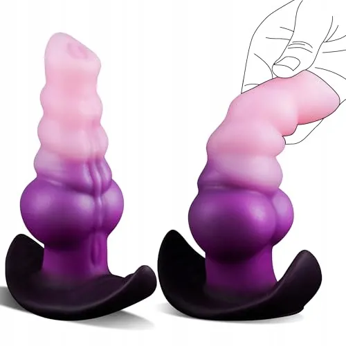 Fantasy Monster Siliconen Anaalplug XL met Zuignap — foto 1