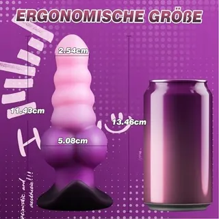 Fantasy Monster Siliconen Anaalplug XL met Zuignap — miniatuur 5