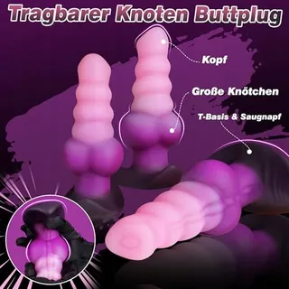Fantasy Monster Siliconen Anaalplug XL met Zuignap — miniatuur 3