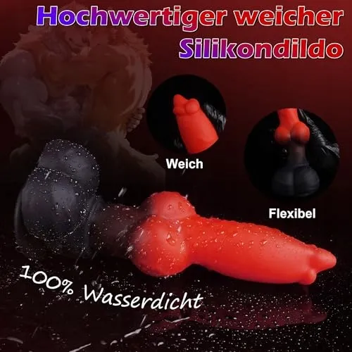 MONSTER DILDO Realistische Siliconen Analplug Zuignap Paren — foto 5