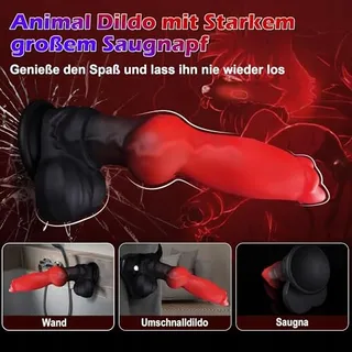 MONSTER DILDO Realistische Siliconen Analplug Zuignap Paren — miniatuur 3