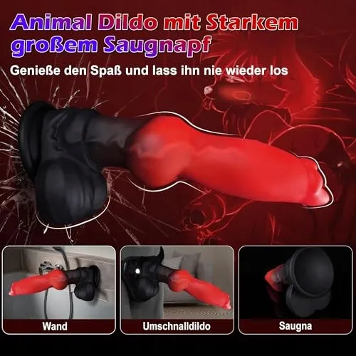 MONSTER DILDO Realistische Siliconen Analplug Zuignap Paren — foto 3
