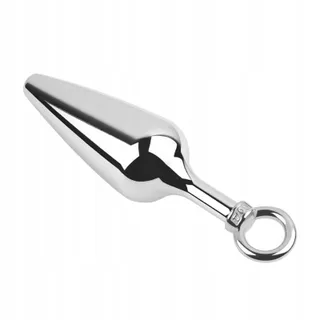 GERRIT Stalen Analplug met Ring Prostaat Dildo SM Speelgoed L — miniatuur 2