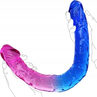 Dubbele Realistische Dildo Flexibel G-Punt Anaal