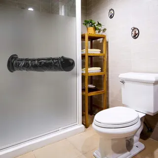 Realistische Dildo 25cm Groot Flexibel Sterke Zuignap — miniatuur 5