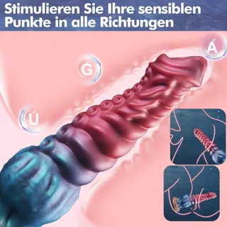 FANTASY Tentakel Monster Dildo 24cm Siliconen Zuignap — miniatuur 4