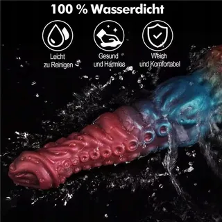 FANTASY Tentakel Monster Dildo 24cm Siliconen Zuignap — miniatuur 7