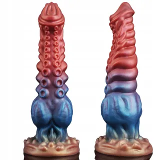 FANTASY Tentakel Monster Dildo 24cm Siliconen Zuignap — miniatuur 1