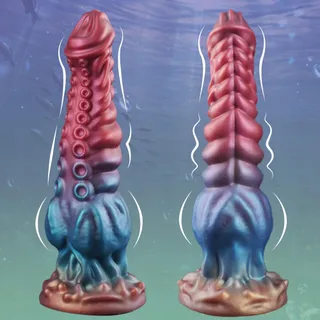 FANTASY Tentakel Monster Dildo 24cm Siliconen Zuignap — miniatuur 3