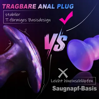 XXL Silicone Dildo T-Basis Mannen Vrouwen Analplug — miniatuur 4