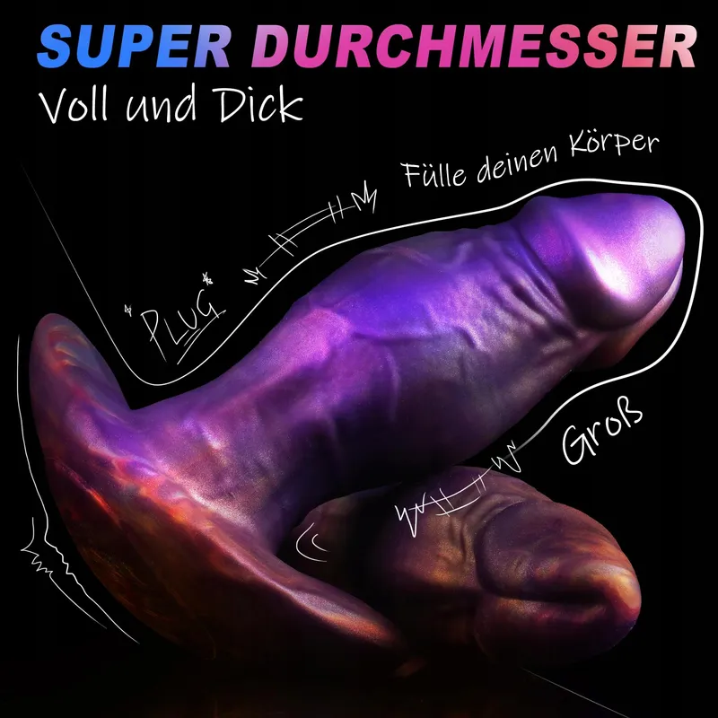 XXL Silicone Dildo T-Basis Mannen Vrouwen Analplug — foto 5