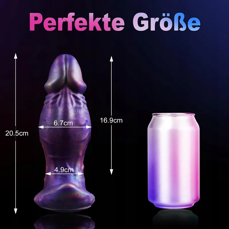 XXL Silicone Dildo T-Basis Mannen Vrouwen Analplug — foto 2