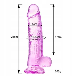 ROSA Realistische Dildo 21cm Met Zuignap Voor Beginners — miniatuur 4