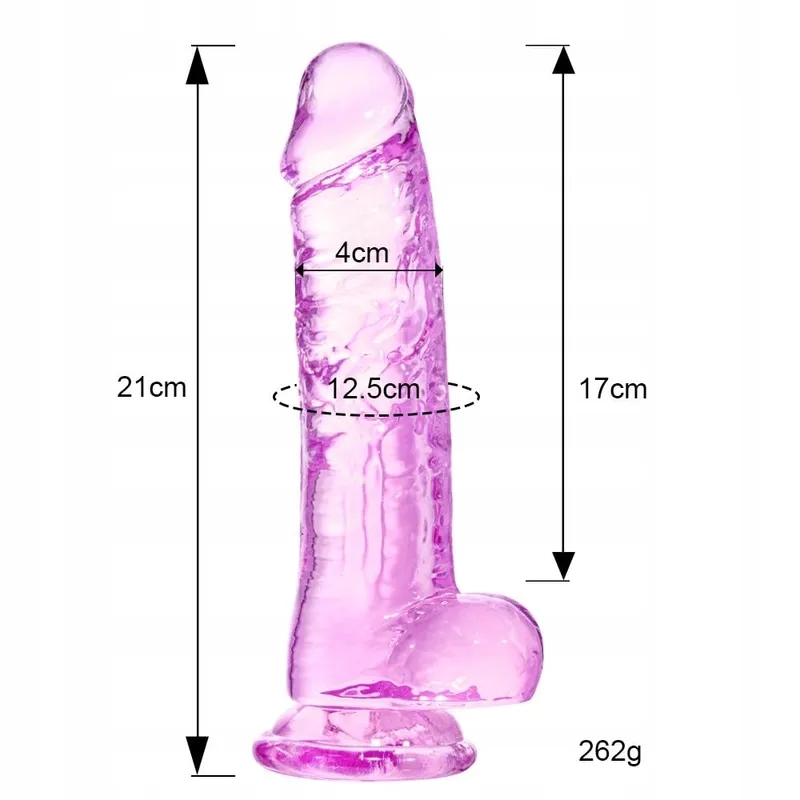 ROSA Realistische Dildo 21cm Met Zuignap Voor Beginners — foto 4