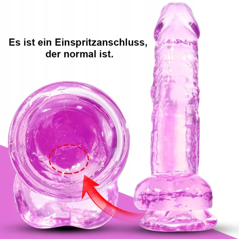ROSA Realistische Dildo 21cm Met Zuignap Voor Beginners — foto 5