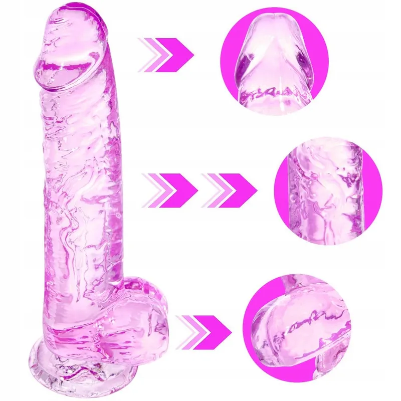 ROSA Realistische Dildo 21cm Met Zuignap Voor Beginners — foto 2