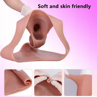 YOUXCLIAN Realistische Siliconen Strap-on Dildo Met Testikels — miniatuur 5