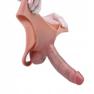 YOUXCLIAN Realistische Siliconen Strap-on Dildo Met Testikels — miniatuur 1