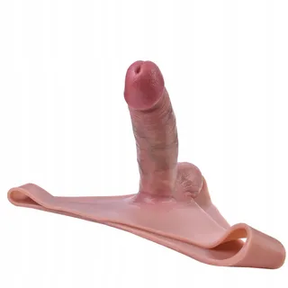 YOUXCLIAN Realistische Siliconen Strap-on Dildo Met Testikels — miniatuur 3