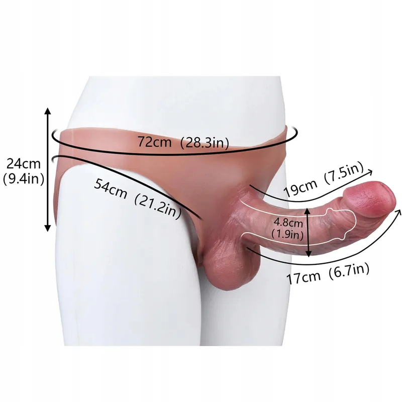 YOUXCLIAN Realistische Siliconen Strap-on Dildo Met Testikels — foto 6