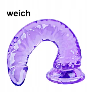 Paarse Dildoset 16,5-24,5cm met Zuignap Beginners — miniatuur 5