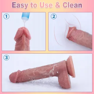 Realistische Siliconen Dildo Zuignap Koppels en Singles — miniatuur 6