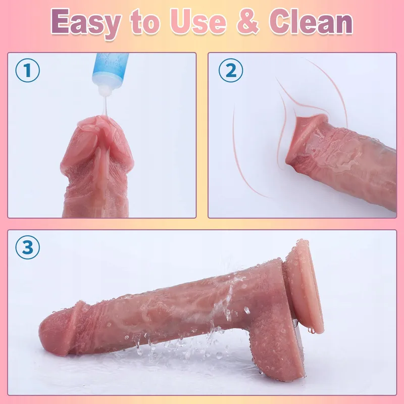 Realistische Siliconen Dildo Zuignap Koppels en Singles — foto 6