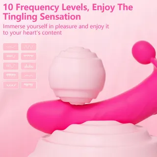TOKHUB Vibrerende Dubbele Dildo Siliconen Verstelbaar Harnas — miniatuur 3