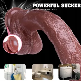 Dikke Reuzendildo 48cm x 6.1cm Extra Lang — miniatuur 4