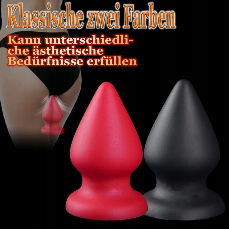 LEYUYE Grote Anale Plug Analdildo Zuignap XXL — foto 6