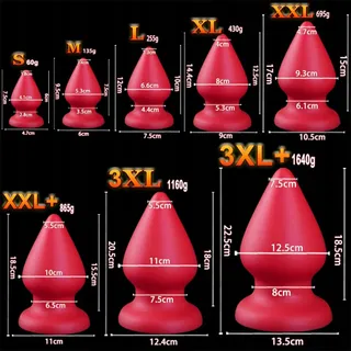 LEYUYE Grote Anale Plug Analdildo Zuignap XXL — miniatuur 2