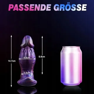 LARGE Siliconen Grote Anale Plug Dildo Realistisch Zachte Trainer — miniatuur 4