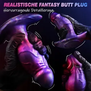 LARGE Siliconen Grote Anale Plug Dildo Realistisch Zachte Trainer — miniatuur 5