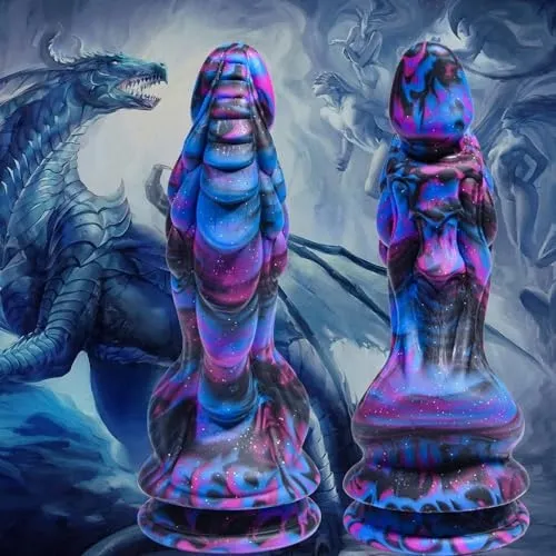 MONSTER Siliconen Dildo 22cm Realistisch met Zuignap Prostaatmassage — foto 4