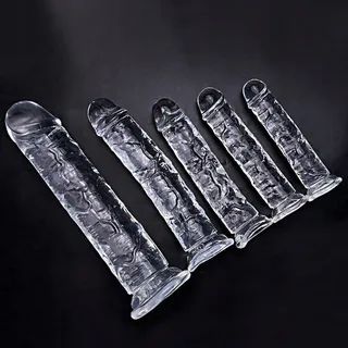 LITTLE TOYS Dildo 18cm Realistisch Zacht Zuignap — miniatuur 6