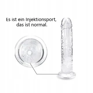 LITTLE TOYS Dildo 18cm Realistisch Zacht Zuignap — miniatuur 5