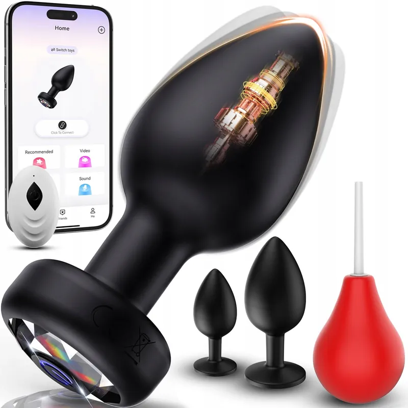 AI-SYNC Anale Set 4-delig met Anale Douche en Vibrator App — foto 8
