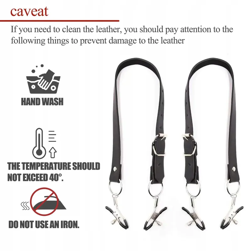 AMZII 4-in-1 Tepelklemmen Clitoris Clip met Ketting Bel Choker β foto 5