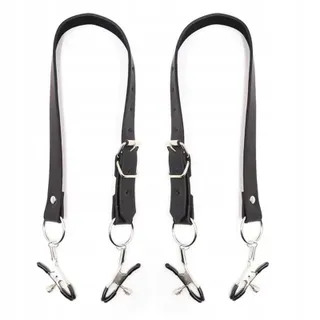 AMZII 4-in-1 Tepelklemmen Clitoris Clip met Ketting Bel Choker — miniatuur 9