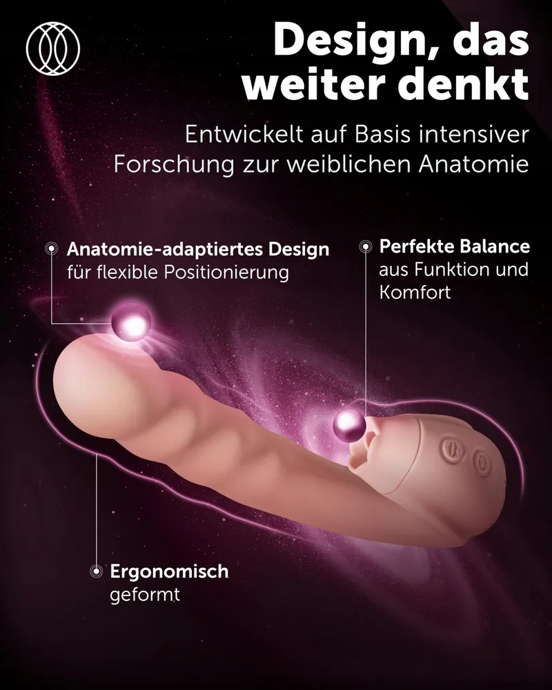 INTIMA LURE Clitorisstimulator met Likfunctie Rotatie G-Punt — foto 5