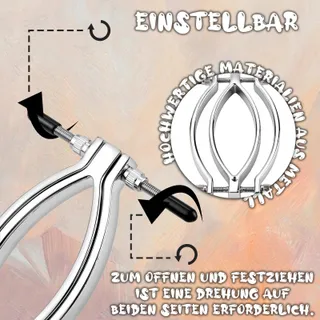 Metalen Verstelbaar Speculum Fetisch BDSM — miniatuur 4