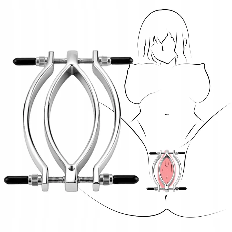 Metalen Verstelbaar Speculum Fetisch BDSM — foto 1