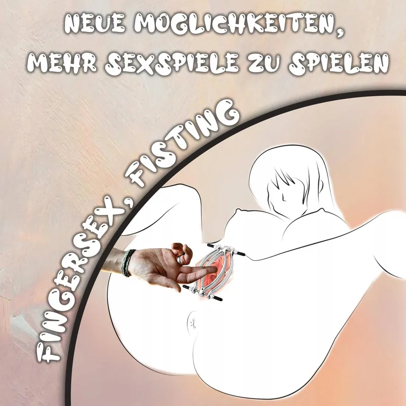 Metalen Verstelbaar Speculum Fetisch BDSM — foto 2