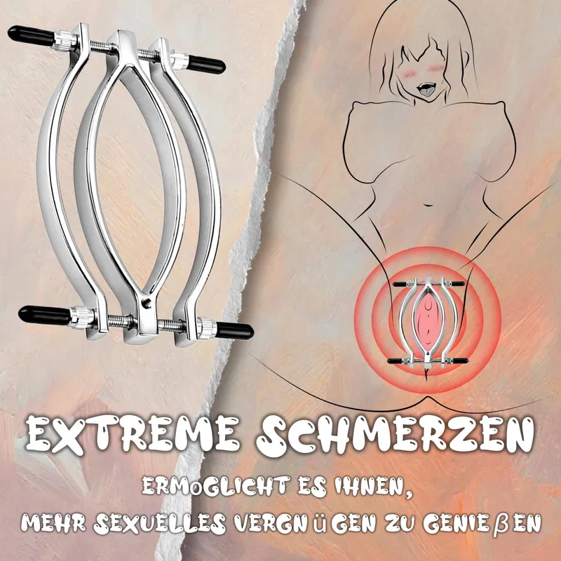 Metalen Verstelbaar Speculum Fetisch BDSM — foto 5