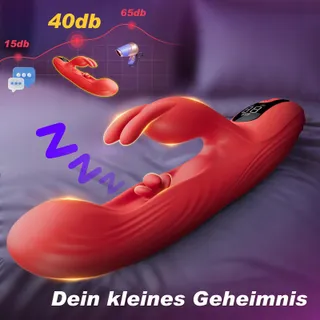 DILDO VIBRATOR Vrouwen G-Punt Stimulator 9 Vibratie Pulsatie — miniatuur 6