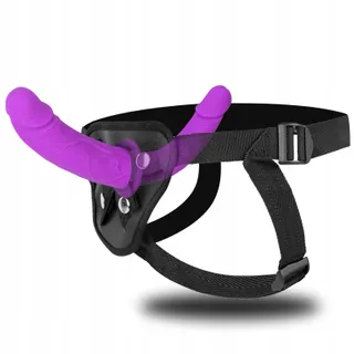 FANTASY Lange Dubbele Siliconen Strap-on Dildo Voor Vrouwen