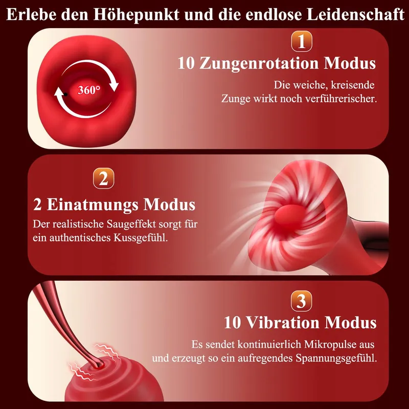 YIVANS Vibratorenset 3-in-1 Vrouwen G-Punt Klitoris Massage — foto 2