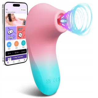 BUTEFIN Zuigvibrator Clitoris App LED 10 Standen Stil